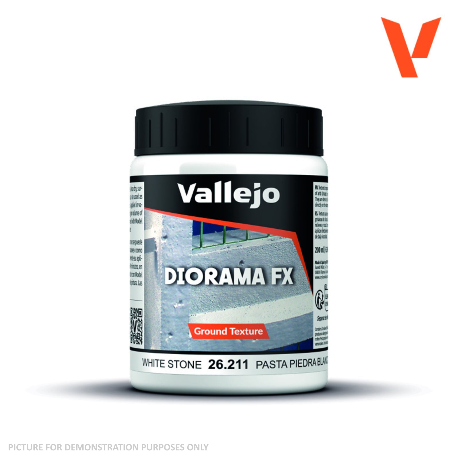 Vallejo Diorama Effects - 26.211 Ground Texture Acrylic White Stone 200ml